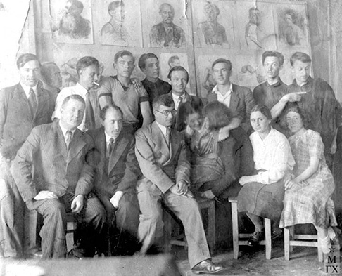 Студенты Суриковского, 1938 г