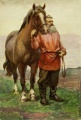 Мужик с конём