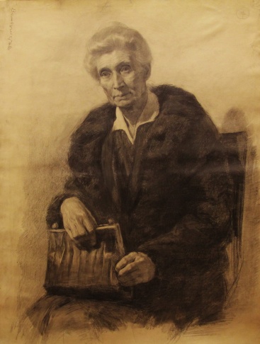 Портрет пожилой дамы с ридикюлем