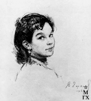 В.П. Ефанов «Портрет Наташи Ефановой» 1963 г. 
