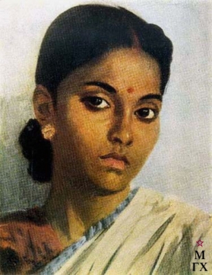 В.П. Ефанов «Девушка индианка» 1952 г.