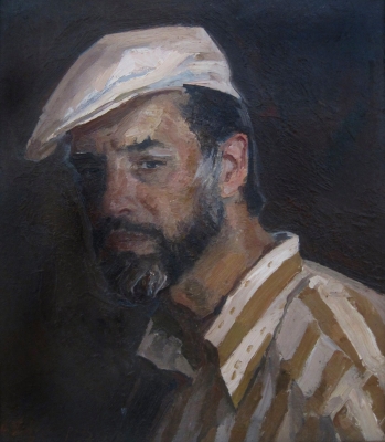 Алексей Павлович Холмогоров. Автопортрет. 1977 г.