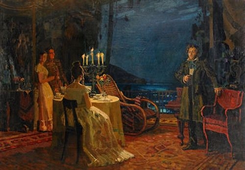 Н.Н. Горлов «Пушкин в семье Раевских» Холст, масло. 200х170 см, 1960 г.