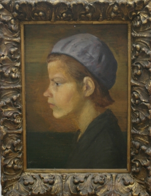 Виктор Цыплаков «Портрет сестры» 1932 г.