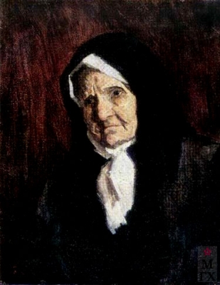 В.П. Ефанов «Портрет матери» 1957 г. Холст, масло. 47х38 см