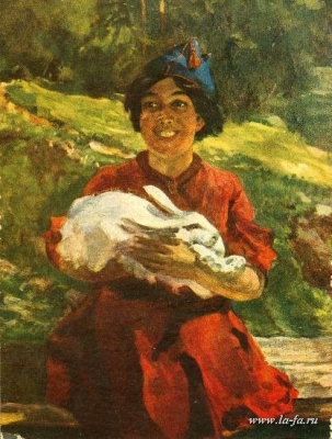 В.П. Ефанов «На новой родине (1937) Государственная Третьяковская галерея